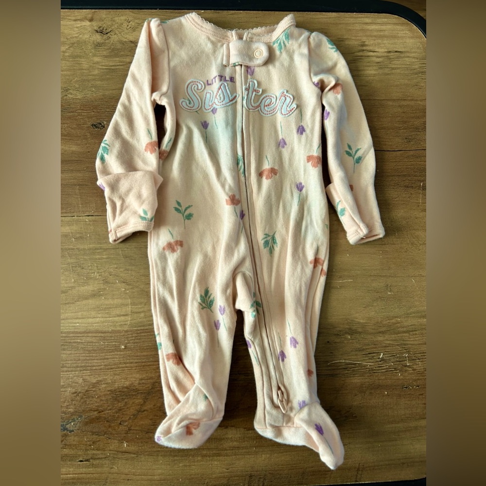 CARTERS NB little sister sleeper